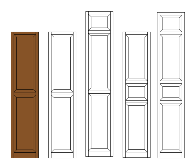 Raised Panel Shutters Weather Works* Exterior Shutters